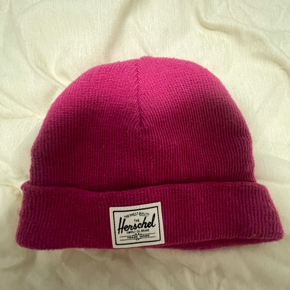 Herschel Supply Company Kids Pink Beanie
